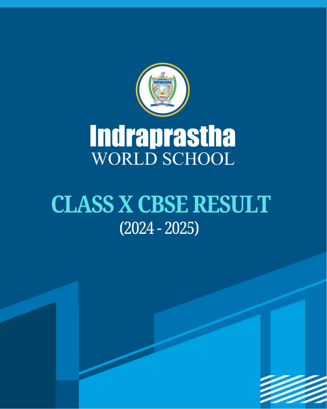 Banner made by students.