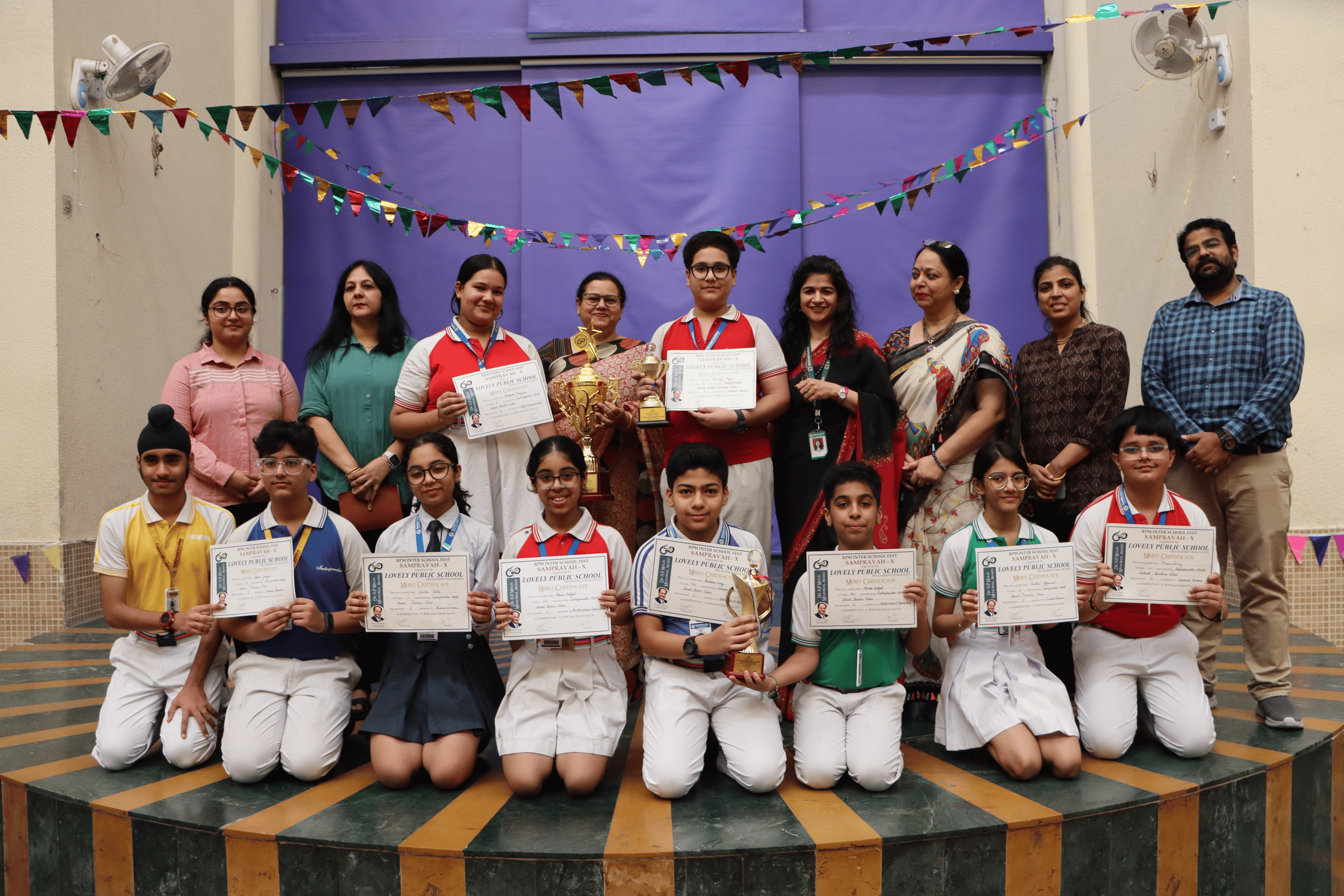 A proud moment for the students and teachers of the best school in Pashchim Vihar.