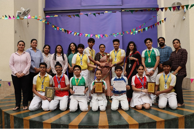 Proud moment captured after an event.